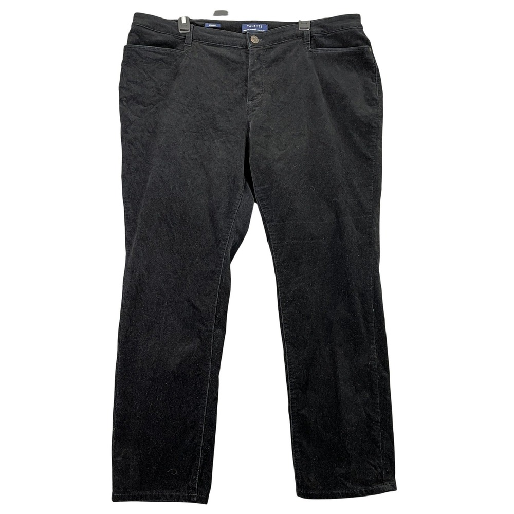 Talbots‎ Dark Academia Retro Corduroy Straight Leg Pants Women 18W